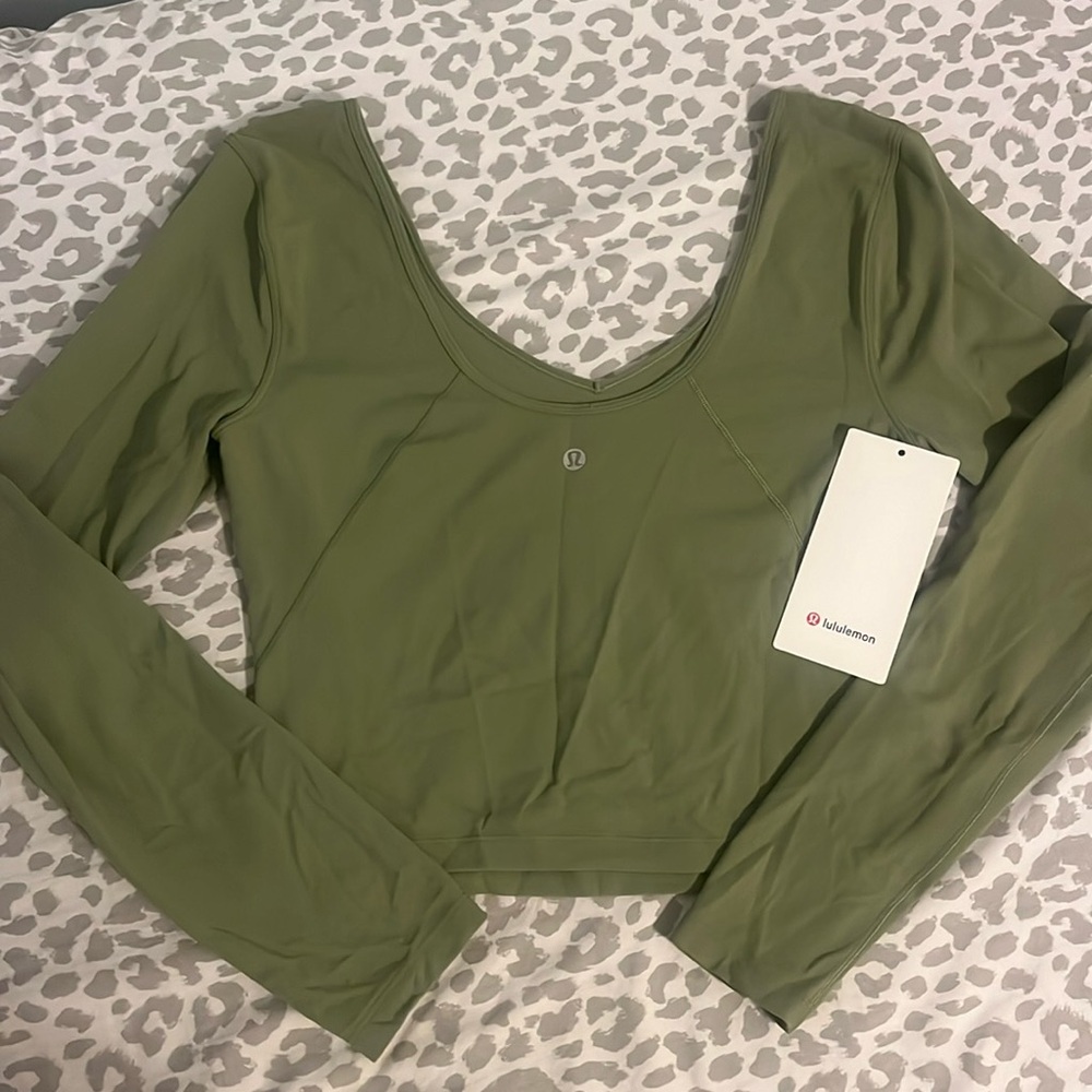 lululemon Align Long Sleeve — Size 8 (Green)